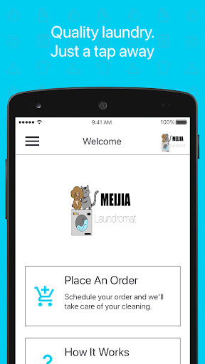 Android application Mei Jia Laundromat screenshort