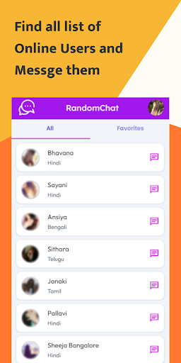 RandomChat - chat with Indians Screen 2