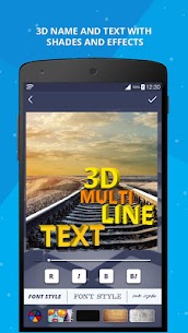 3D Name on Pics – 3D Text 4