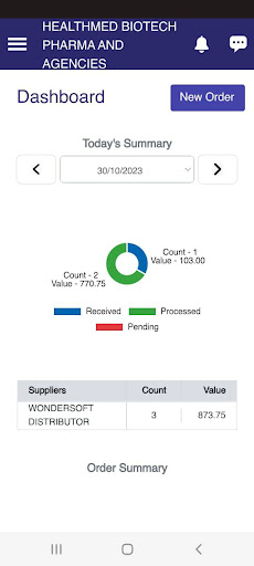 Android application HEALTHMED BIOTECH PHARMA screenshort