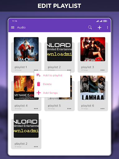 Mp4 HD Player - Music Player & Media Player 1.1.4 screenshots 7