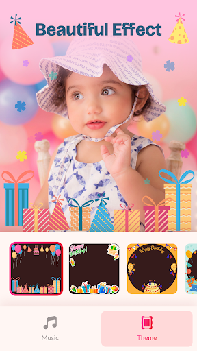 Screenshot of Happy Birthday Video Maker