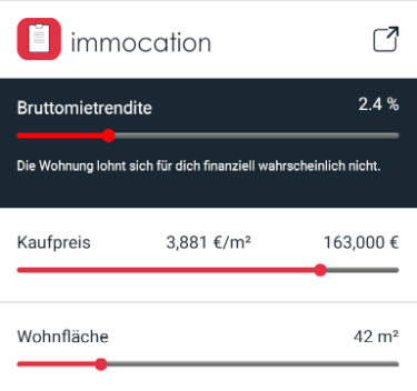 immocation.de - die App Screen 2