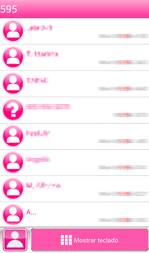 THEME PINK GLASS FOR EXDIALER Screenshot 3 - AppWisp.com