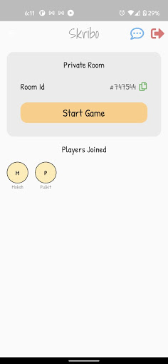 Skribo - Online multiplayer skribbl game 0.1.7 screenshots 2