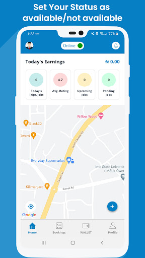 Paddim Partner App Screen 2