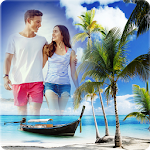 Cover Image of Download Beach Photo Frames - dp status photo editor 12.0 APK