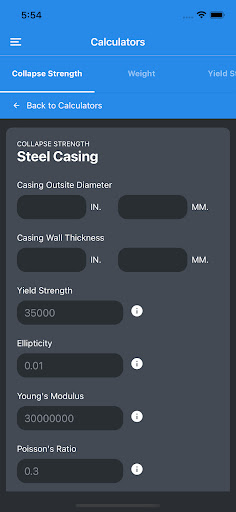 Roscoe Moss Calculator App