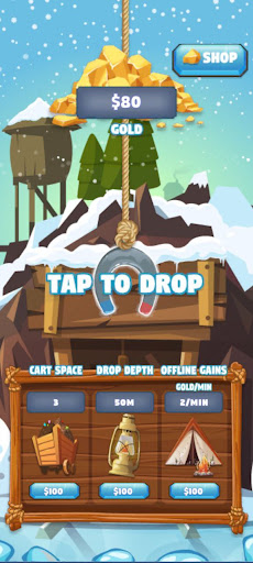 Android application Magnet Miner Winter Edition screenshort