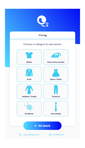 Android application Q2 Locker UK screenshort
