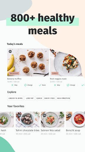 8fit Workouts & Meal Planner  Screenshots 2