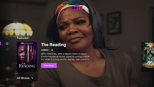 BET+ screenshot