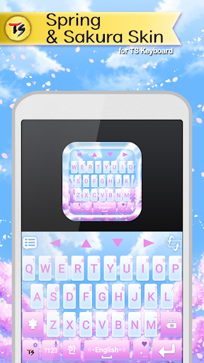 Android application Spring & Sakura for TSKeyboard screenshort