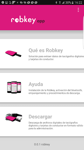 Android application Robkey screenshort