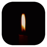 Burning candle live wallpaper icon