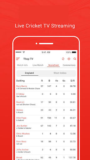 Live Cricket TV - Live Cricket Matches Score