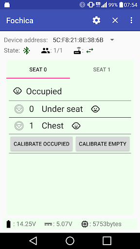 Android application Fochica screenshort