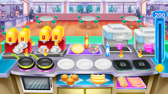 Fast Food Chef Cooking and Serving Varies with device screenshots 5
