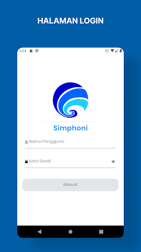 Android application SIMPHONI screenshort
