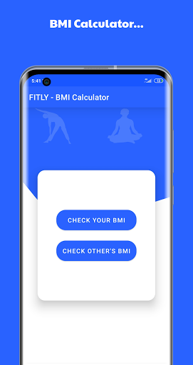 BMI Calculator, Weight tracker Screen 2