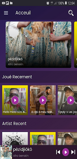 Android application BMD Music screenshort