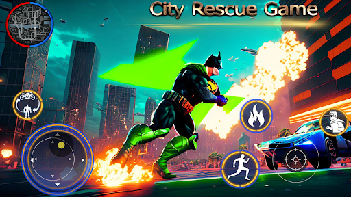 Green Bat : City Crime Fighter Screen 3