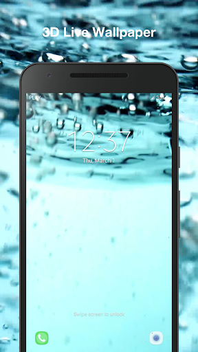 Android application Water Bubbles Live Wallpaper screenshort