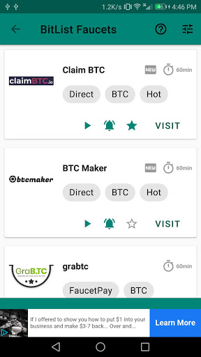 BitList Screen 2