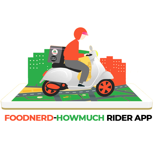 Foodnerd/Howmuch Rider App logo