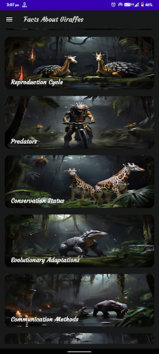 Facts About Giraffes Screen 2