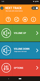 Next Track: Volume button skip Screenshot