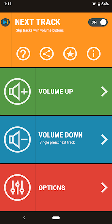 Next Track: Volume button skipのおすすめ画像5