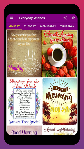 Everyday Good Morning Wishes Screen 3