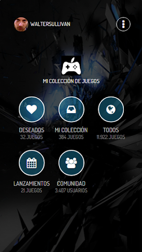 Android application Mi colección de juegos screenshort