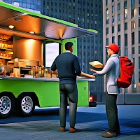Food Truck Driver - Cafe Truck Driving Games