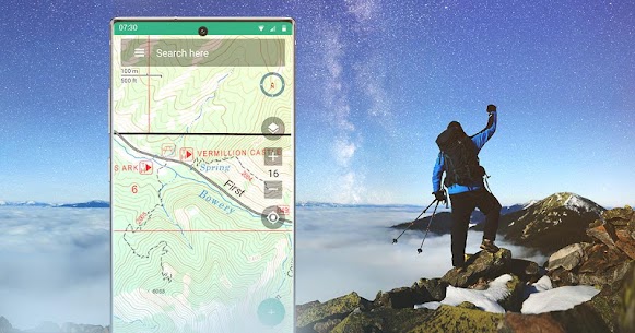 New BackCountry Navigator XE Outdoor GPS Topo App(New) Apk Download 3