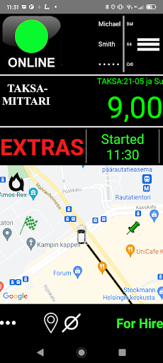 Android application GreenCab-Taksit screenshort