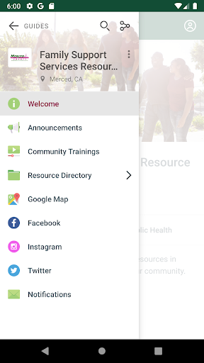 Merced County Resource Guide Screen 3