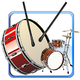 Real drum set icon