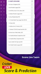 Live Cricket Score T20 2021  - IPL live score 2021 1.0 APK screenshots 5