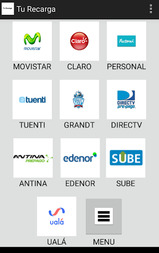 Android application TuRecarga Punto de Venta screenshort