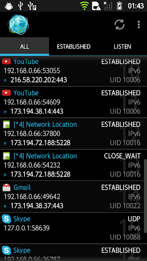 Netstat Plus (donate) Screen 2