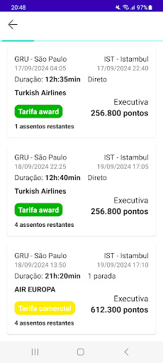 Award Scanner - Milhas aéreas Screen 3