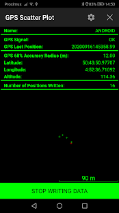 GPS Scatter Plot Screenshot