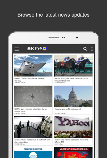 Screenshot of KFVS12 - Heartland News