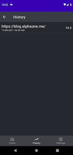 Webpage Speed Test Screen 3