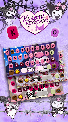 Cute Kuromi Keyboard Screenshot 1 - AppWisp.com