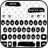Black White SMS Keyboard Theme