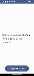 Thanos Finger Snap