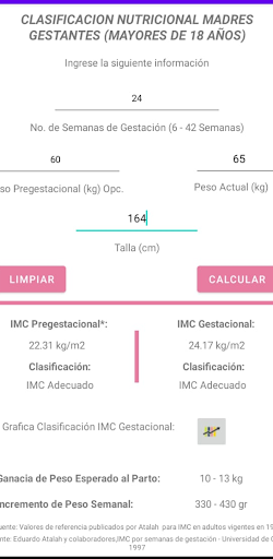 AntNutrAPP -Clasificación Nutricional, AnthroCalc